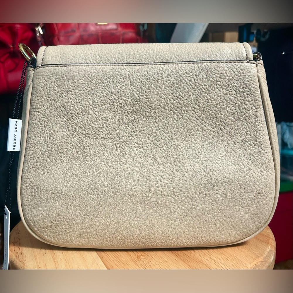 NWT Marc Jacobs Empire City Leather Fold-Over Messenger Bag - Picture 4 of 12